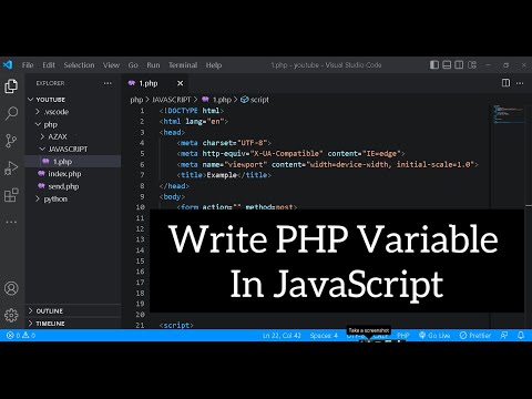 Insert Php Variables Into Js Code