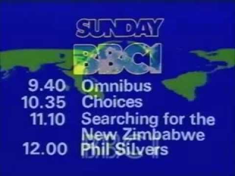 BBC1 Continuity Junction & Weather Sunday 18 April 1982