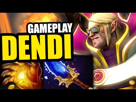 DENDI INVOKER DOTA 2 PATCH 7.06 NEW META PRO GAMEPLAY
