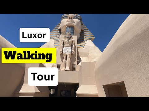 Luxor Hotel & Casino Las Vegas Full Walking Tour | Restaurants, Shows & More