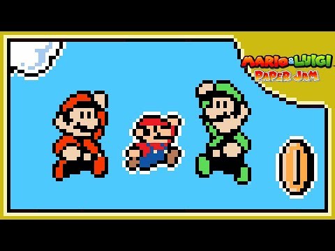 Mixed Up Scramble (8-BIT) - Mario & Luigi: Paper Jam