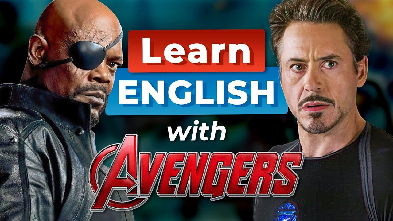 Learn English with the AVENGERS - YouTube video featuring the word card game