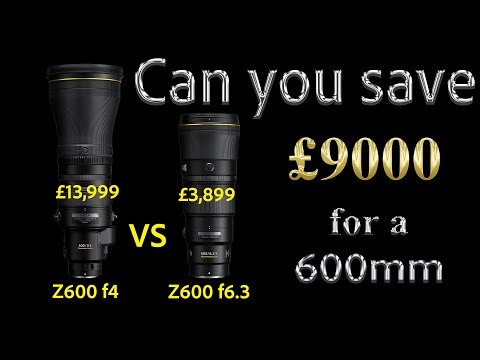 Nikon Z600 f6 3 vs F4 - Save £9000