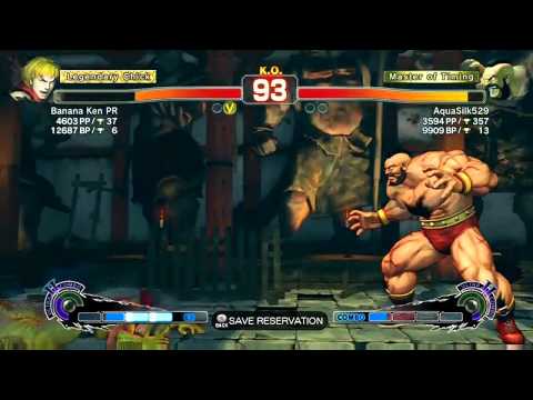 SSF4 AE: Banana Ken PR (Ken) VS AquaSilk529 (Zangief)