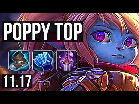 POPPY vs VLADIMIR (TOP) | 6/0/5, 2.9M mastery, 1700+ games, Dominating | EUW Master | v11.17