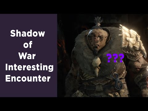 Encountering an Itchy Olog (Middle-Earth: Shadow of War)