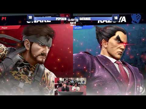 Gauntlet of Glory IV Round 3 - Peppexer (Snake) Vs. Satanas (Kazuya) Smash Ultimate - SSBU