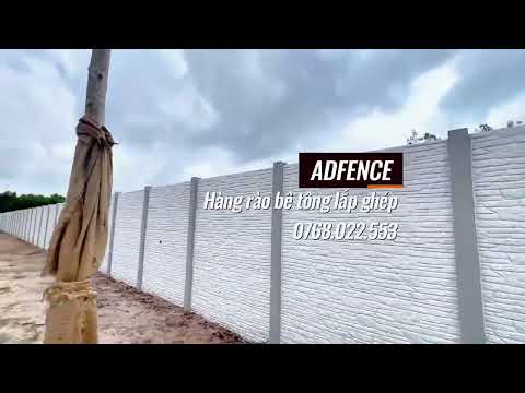 THI CÔNG TƯỜNG RÀO LẮP GHÉP KHU NGHĨ DƯỠNG 