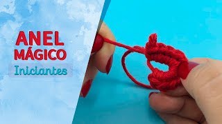 ANEL MÁGICO PARA INICIANTES - PONTOS INICIAS EM CROCHÊ