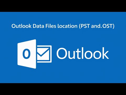 How To Find Outlook Data Files Location on Windows