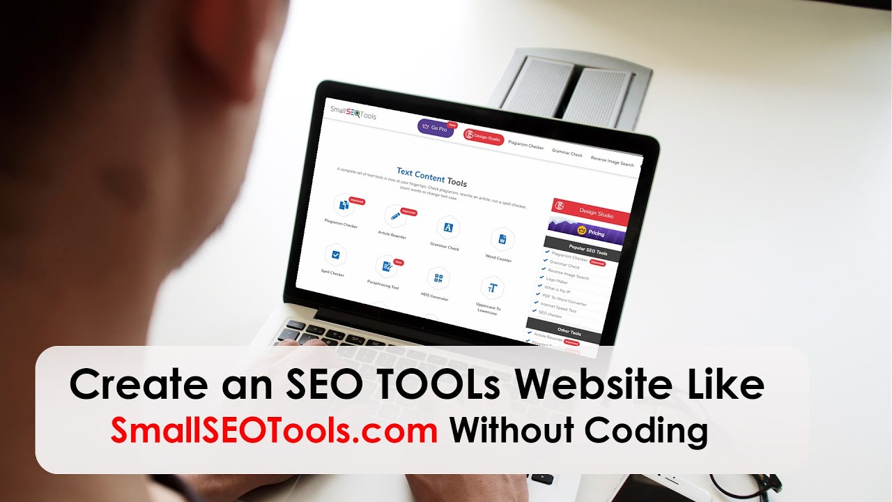 Create an SEO TOOLs Website Like SmallSEOTools.com Without Coding