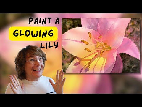 This INSANE Watercolor Method Creates Luminous Flowers