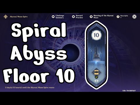 Clearing Spiral Abyss Floor 10 | Genshin Impact