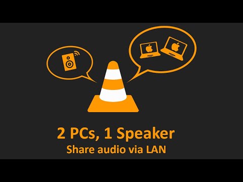 Stream audio via LAN (Local Area Network) - PC to PC - VLC Only