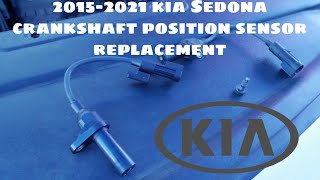 2015-2021 Kia Sedona crankshaft position sensor replacement