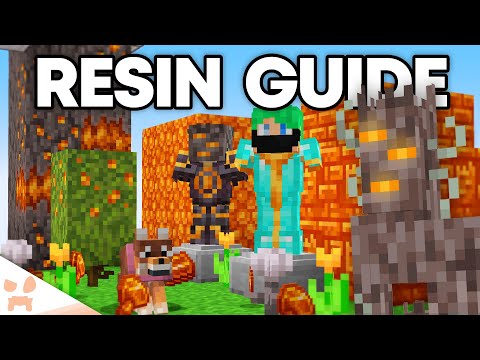 NEW ULTIMATE MINECRAFT RESIN GUIDE - Secret Uses, Armor, Best Farms, + More