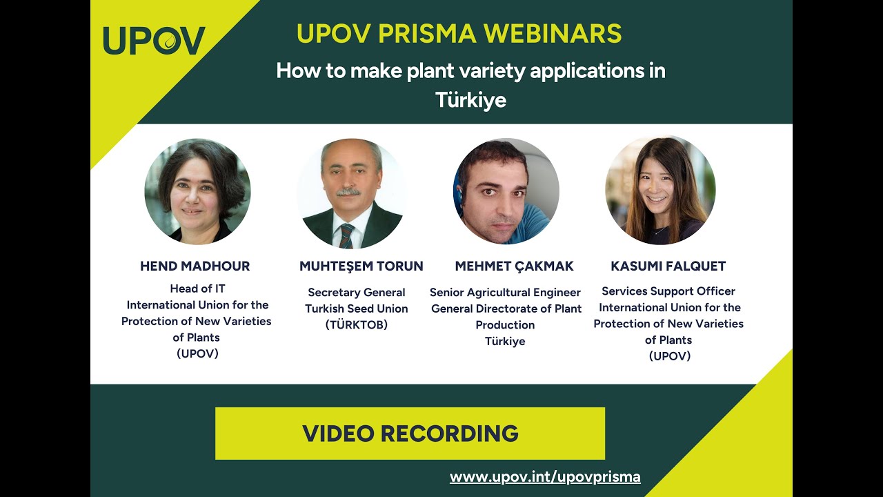 UPOV PRISMA -Focus on Türkiye