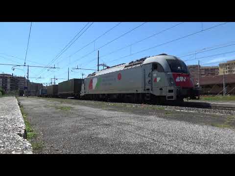 L'INCREDIBILE STROMBAZZATA DELLA TAURUS E190.322 DI CFI, in transito a Roma Tuscolana!!