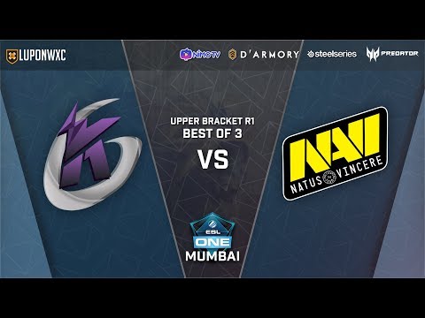 Natus Vincere vs Keen Gaming Game 1 (BO3) | ESL One Mumbai 2019 Upper Bracket Playoffs