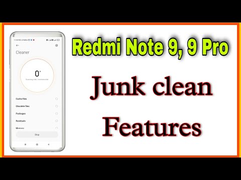 Redmi Note 9, 9 Pro  How To clean junk and virus // cleaner ko redmi phone kaise use kre