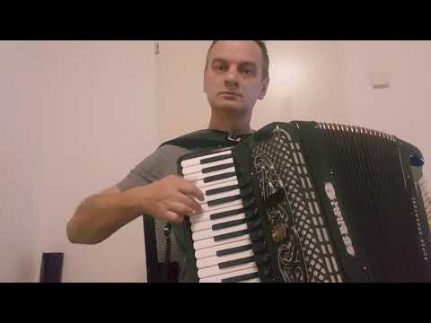 Eso Balic - svijet ucenja sviranja harmonike. "Traktorsko kolo" Radojka.Zivkovic -usporeno