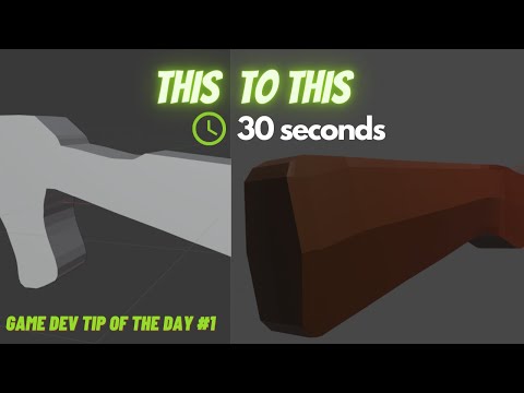How to make your blender models less flat: 30 seconds