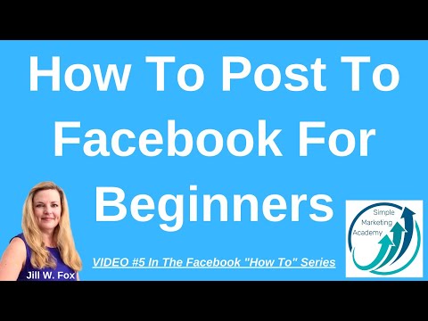 How To Post To Facebook For Beginners