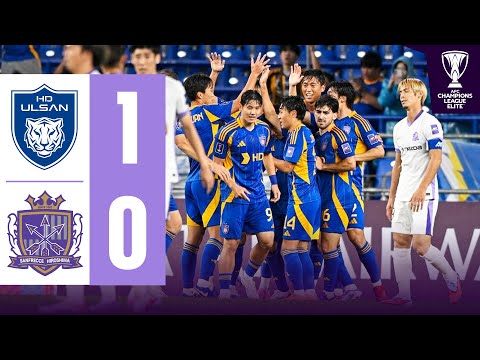 Ulsan hold firm to stay UNBEATEN! | Ulsan HD 🇰🇷 vs Sanfrecce Hiroshima 🇯🇵 | Highlights ACL Elite™