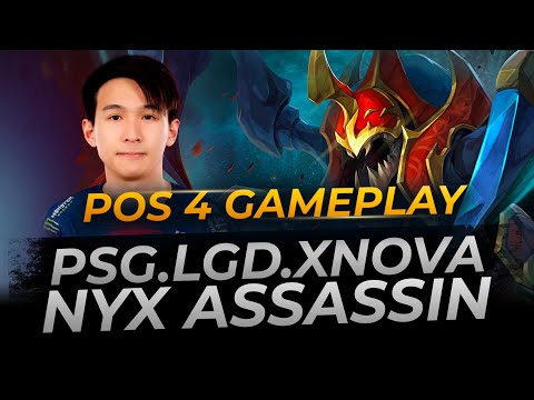 PSG.LGD.xNova plays Nyx Assassin | Full Gameplay Dota 2 Replay