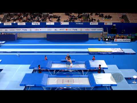 SMITH Oscar (SWE) M - 2019 Trampoline Worlds, Tokyo (JPN) - Qualification Trampoline R2