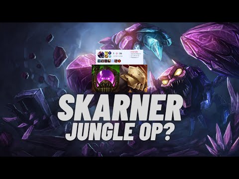 HOW TO PLAY SKARNER JUNGLE OP FOR BEGINNERS! Season 12 League of Legends Best Runes / Build S+ 12.12