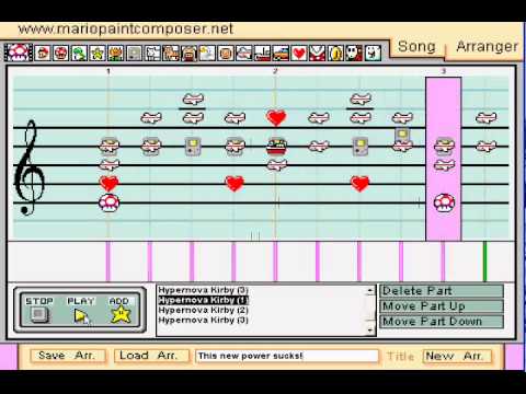 Mario Paint: Hypernova Kirby - Kirby Triple Deluxe
