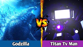 Godzilla vs Titan TV Man | क्या Titan TV Man  Godzilla को मार पाएगा ?