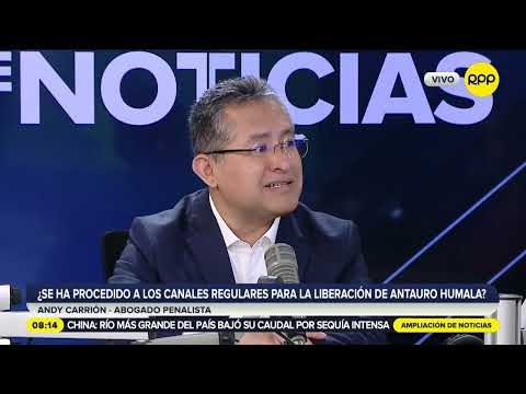 Andy Carrión sobre Antauro Humala: "El Estado tiene la facultad de mantenerlo en supervición"