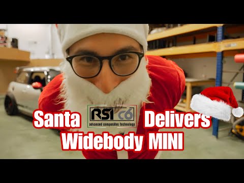 CHRISTMAS MINI JCW WIDEBODY BUILD – Carbon Fiber + AirREX | RSI c6 2024 | 4K