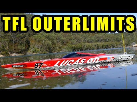 TFL OUTERLIMITS 880MM RC BOAT - 120AMP 6S BEAST - Impressive Performance!