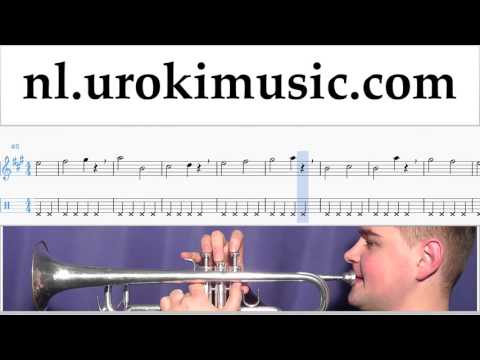 Trompet Leren Spelen Passenger - Let Her Go Tablatura Deel#1 oefeningen um-i799