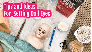 Doll Eye Repair Tutorial | Setting Eyes on an Antique Doll | *it’s easier than you think!*