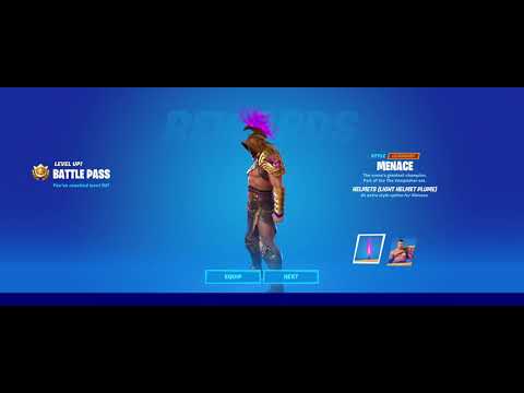 *UNLOCKING* The Menace (Light Helmet Plume) Skin In Fortnite...!!!