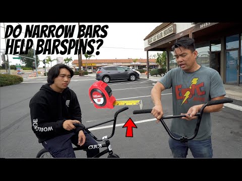 Do Narrow Bars Make Barspins Easier?