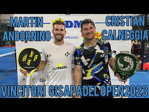 CALNEGGIA\ANDORNINO VS CAPITANI\ABBATE - FINALE GisaPadel Open 2023