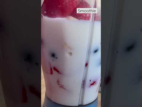 Recette Smoothie fraise myrtille onctueux