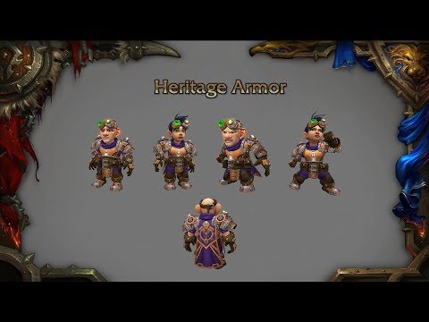 Gnome Heritage Armor | Patch 8.2.0 | World of Warcraft Battle for Azeroth