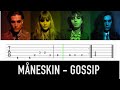 Måneskin - Gossip / Easy Guitar Tutorial (RIFF)