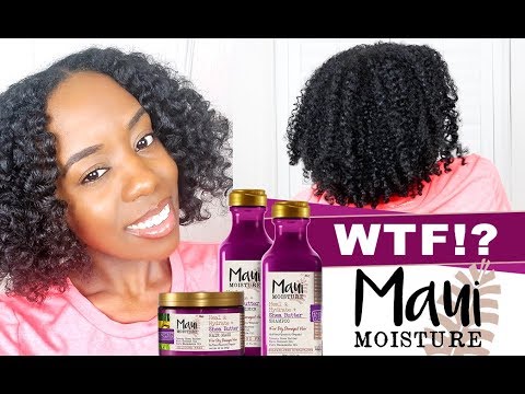 TRYING MAUI MOISTURE FOR THE FIRST TIME | WASH DAY &...