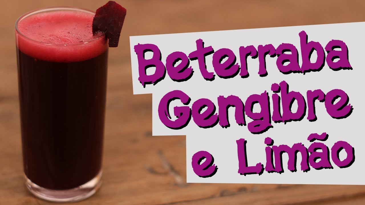 Suco de Beterraba com Limão e Gengibre | A Cozinha do Gibra
