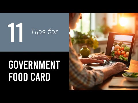 11 Tips On Government Food Card For Seniors