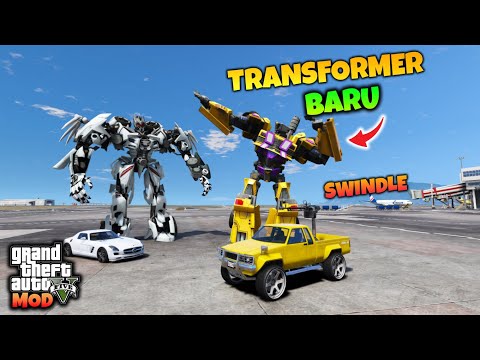 DECEPTICON SWINDLE DATANG UNTUK MEMBANTU MEGATRON - GTA 5 MOD TRANSFORMER