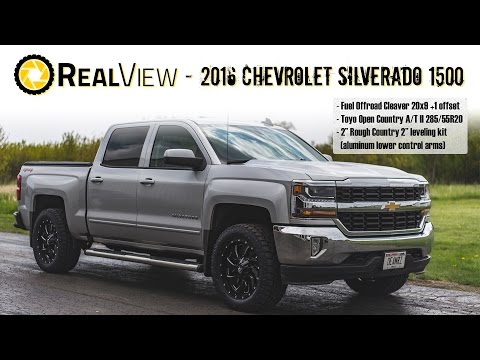 RealView - Leveled 2016 Chevy Silverado 1500 w/ 20\" Fuel Cleavers & 32\" Toyo tires