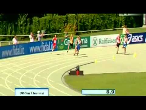 200 M 3°batteria - Campionati Italiani Assoluti Atletica 2012 Bressanone
